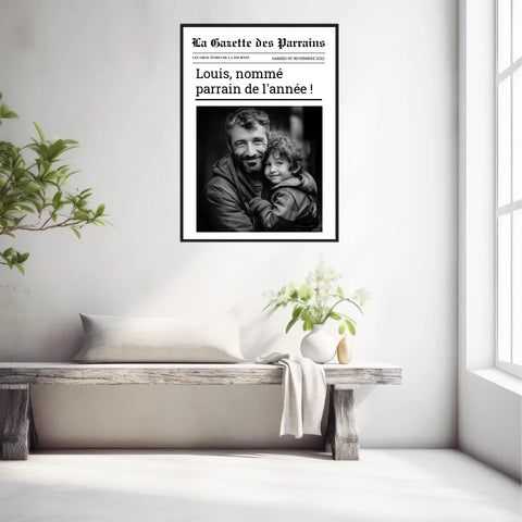 Affiche Personnalisée La Gazette des Parrains