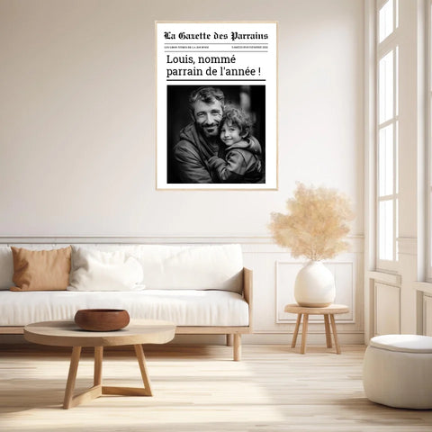 Affiche Personnalisée La Gazette des Parrains
