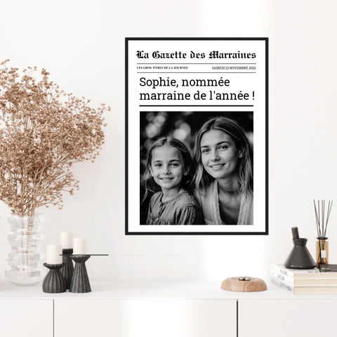 Affiche Personnalisée La Gazette des Marraines