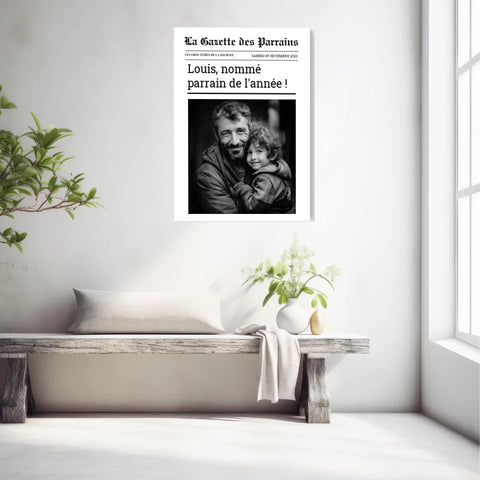 Affiche Personnalisée La Gazette des Parrains