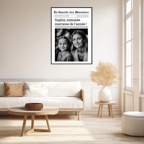 Affiche Personnalisée La Gazette des Marraines