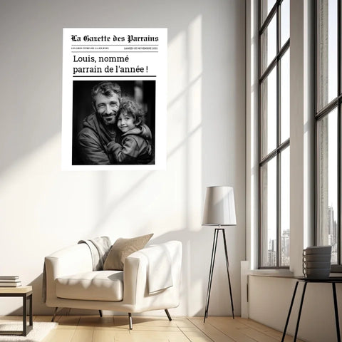 Affiche Personnalisée La Gazette des Parrains