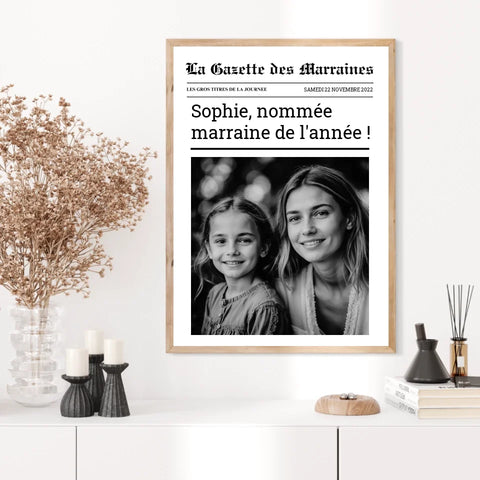 Affiche Personnalisée La Gazette des Marraines