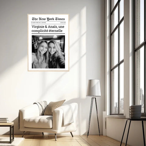 Affiche Personnalisée The New York Times Amis