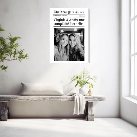 Affiche Personnalisée The New York Times Amis