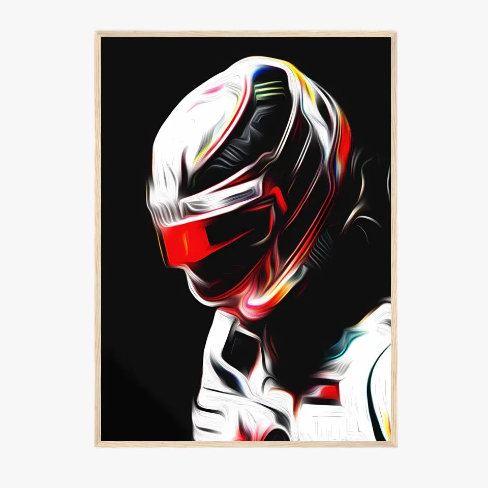 Affiche ou Tableau Lewis Hamilton Mercedes 2018 Formule 1