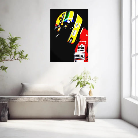 Affiche et Tableau Ayrton Senna Honda 1991 Formule 1