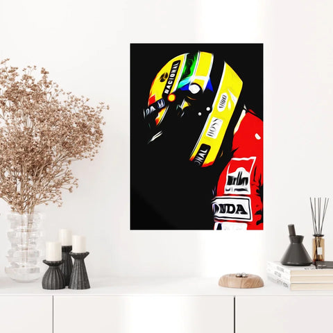 Affiche et Tableau Ayrton Senna Honda 1991 Formule 1