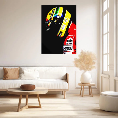 Affiche et Tableau Ayrton Senna Honda 1991 Formule 1