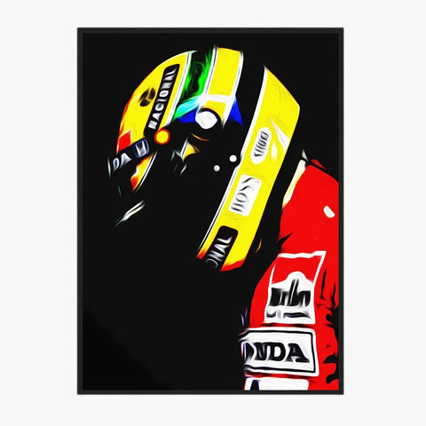 Affiche et Tableau Ayrton Senna Honda 1991 Formule 1
