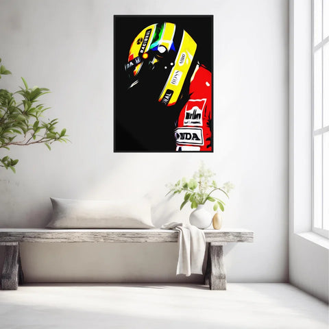 Affiche et Tableau Ayrton Senna Honda 1991 Formule 1
