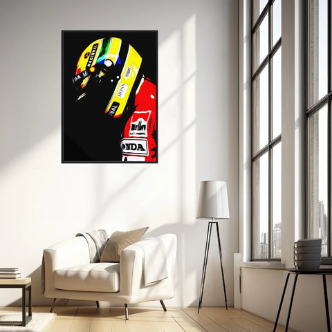 Affiche et Tableau Ayrton Senna Honda 1991 Formule 1