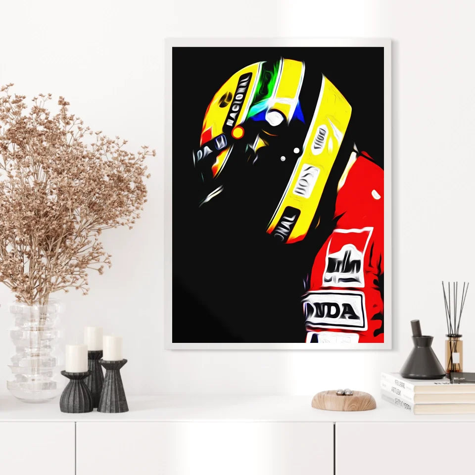 Affiche et Tableau Ayrton Senna Honda 1991 Formule 1