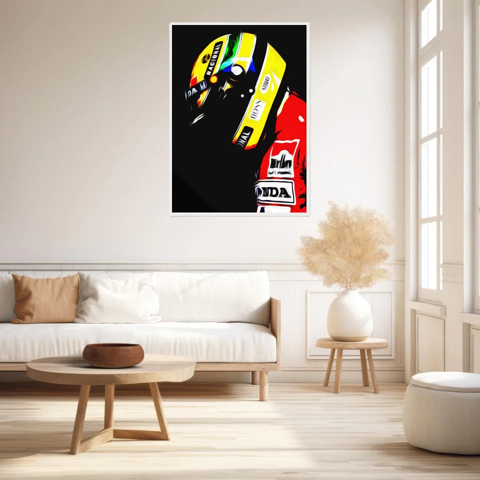 Affiche et Tableau Ayrton Senna Honda 1991 Formule 1
