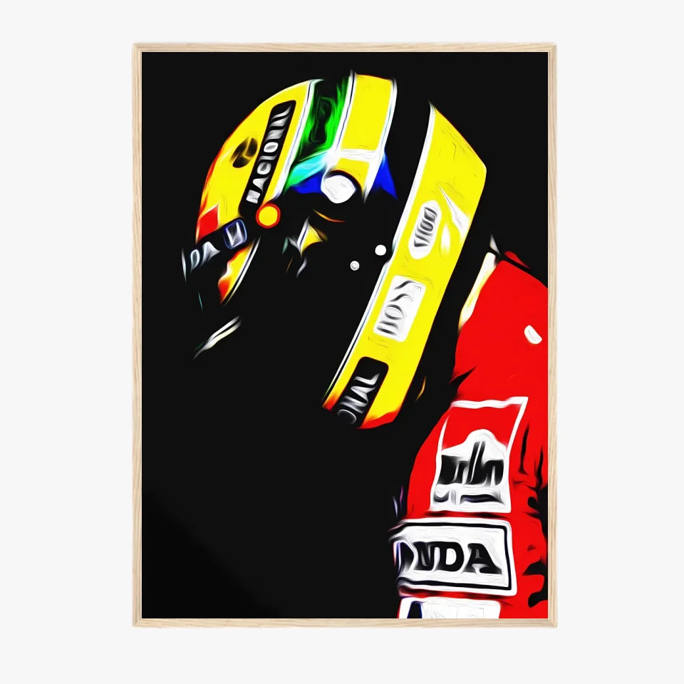 Affiche et Tableau Ayrton Senna Honda 1991 Formule 1