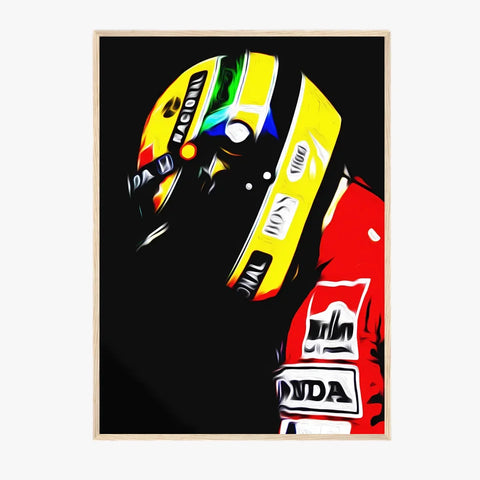 Affiche et Tableau Ayrton Senna Honda 1991 Formule 1