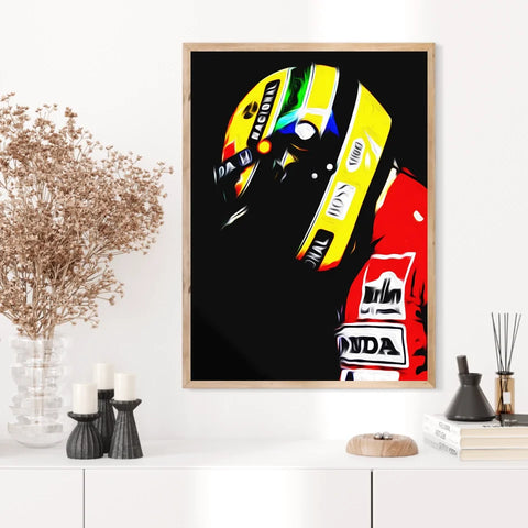 Affiche et Tableau Ayrton Senna Honda 1991 Formule 1