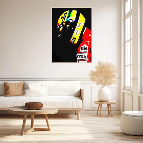 Affiche et Tableau Ayrton Senna Honda 1991 Formule 1