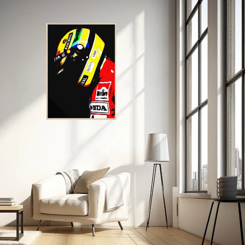 Affiche et Tableau Ayrton Senna Honda 1991 Formule 1