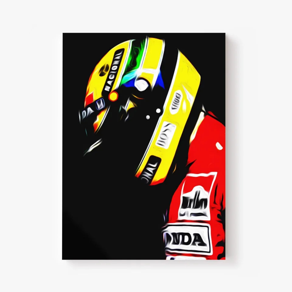 Affiche et Tableau Ayrton Senna Honda 1991 Formule 1