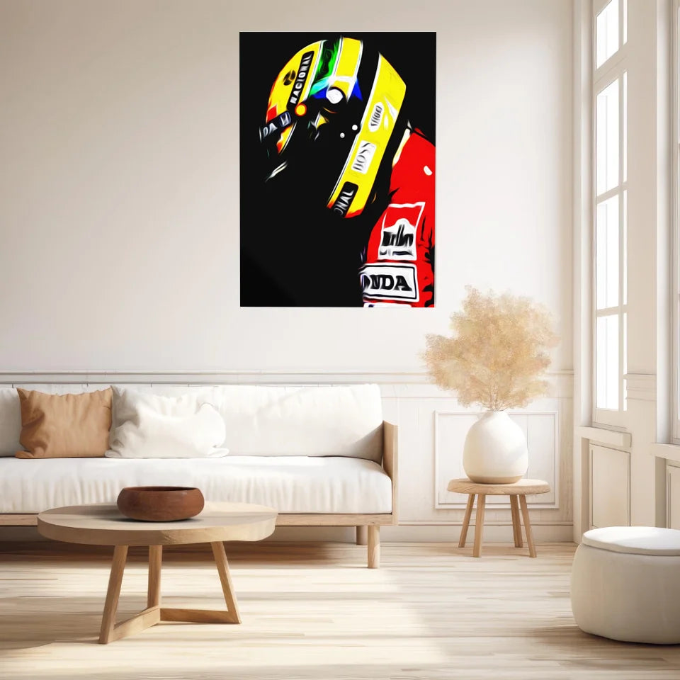 Affiche et Tableau Ayrton Senna Honda 1991 Formule 1