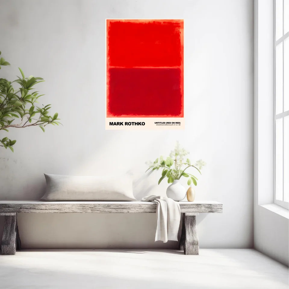 Mark Rothko Untitled Red On Red