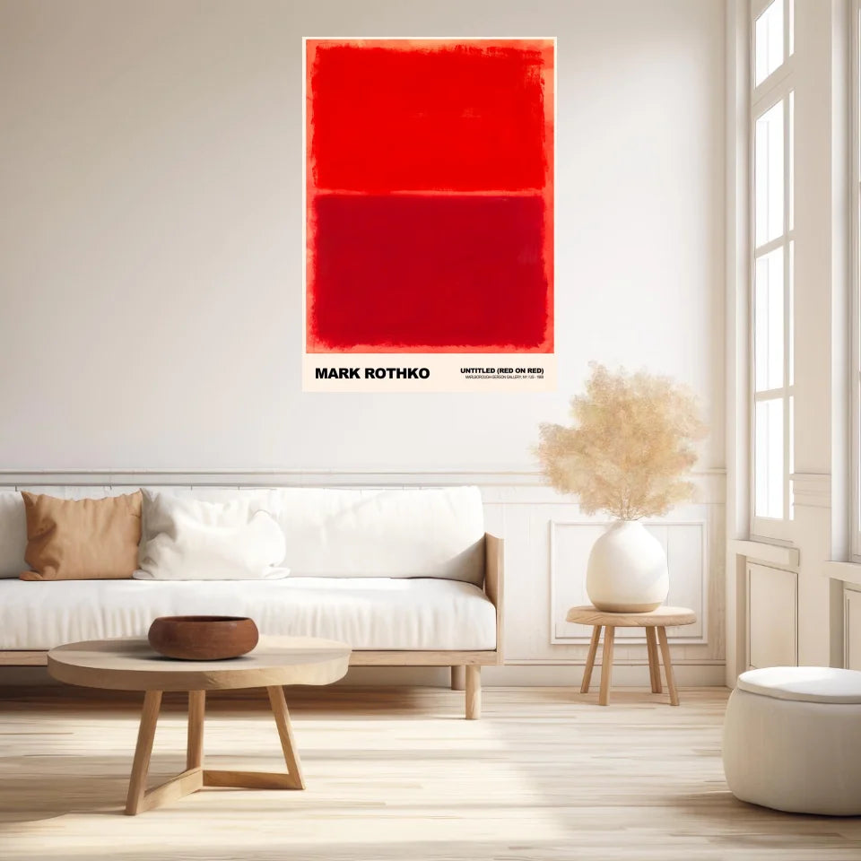 Mark Rothko Untitled Red On Red