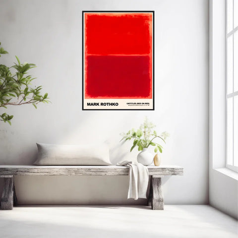 Mark Rothko Untitled Red On Red
