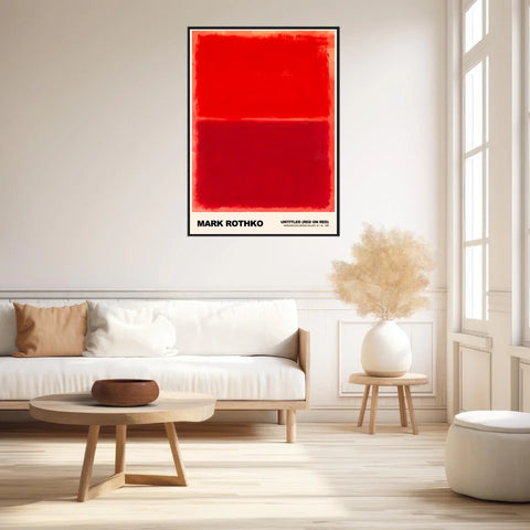 Mark Rothko Untitled Red On Red