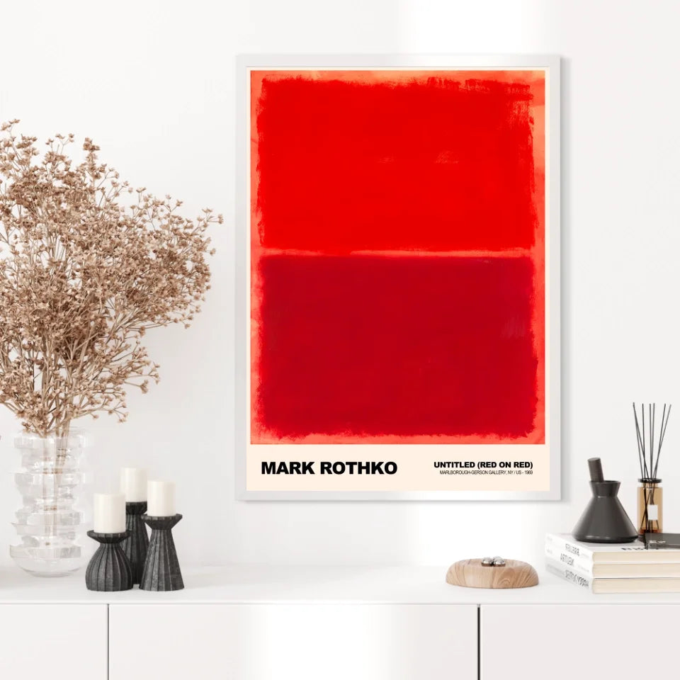 Mark Rothko Untitled Red On Red