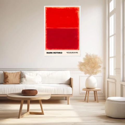 Mark Rothko Untitled Red On Red
