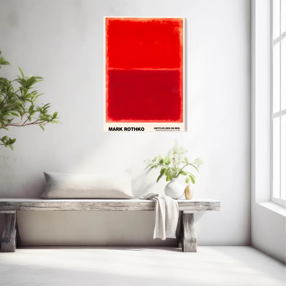 Mark Rothko Untitled Red On Red