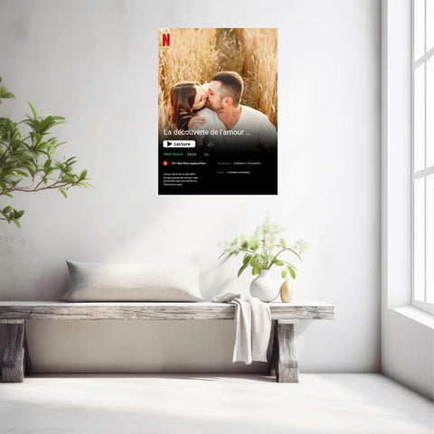 Affiche Personnalisée Poster Netflix Couple