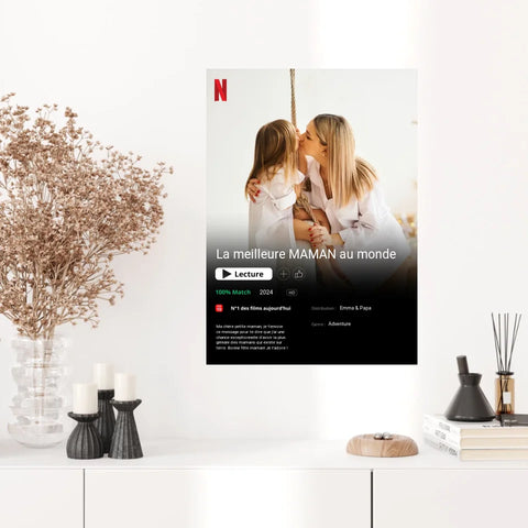 Affiche Personnalisée Poster Netflix Maman