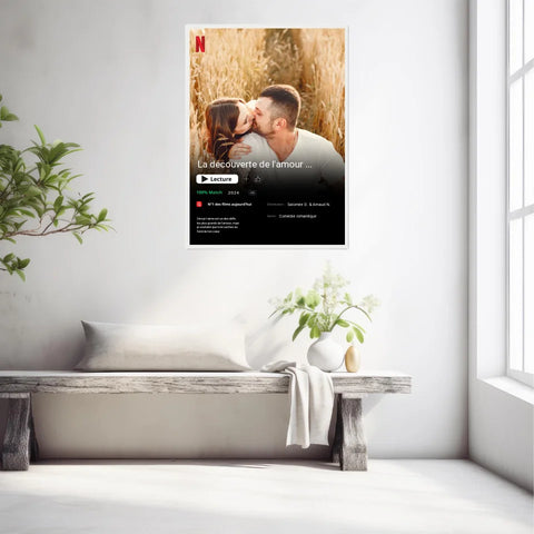 Affiche Personnalisée Poster Netflix Couple