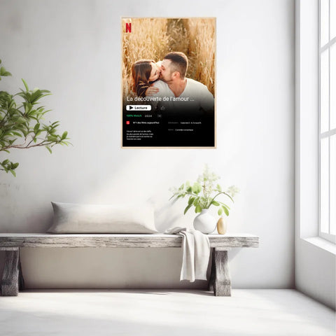 Affiche Personnalisée Poster Netflix Couple