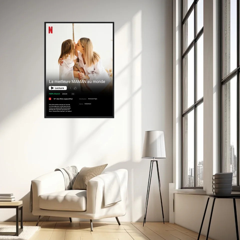 Affiche Personnalisée Poster Netflix Maman