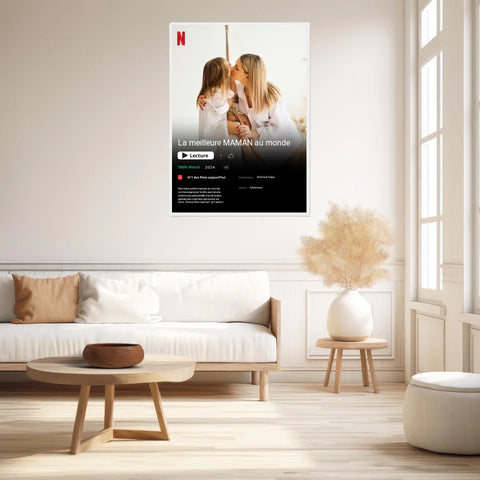 Affiche Personnalisée Poster Netflix Maman