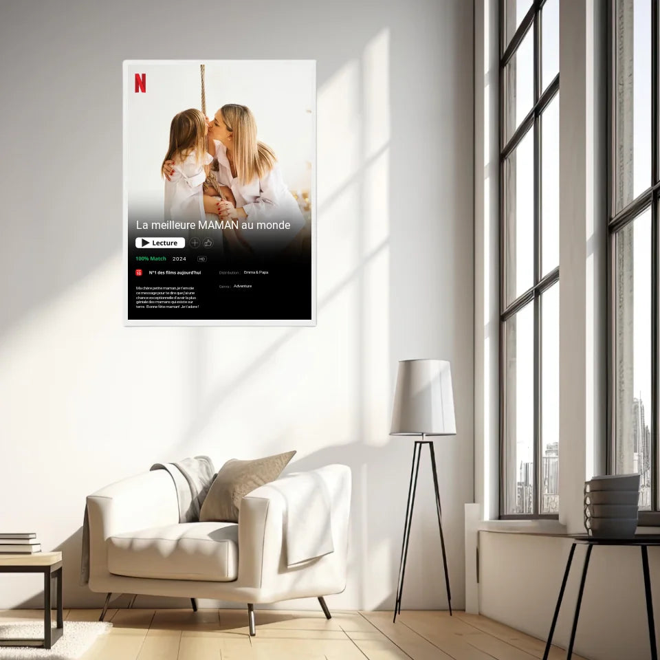 Affiche Personnalisée Poster Netflix Maman
