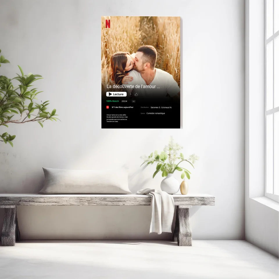 Affiche Personnalisée Poster Netflix Couple