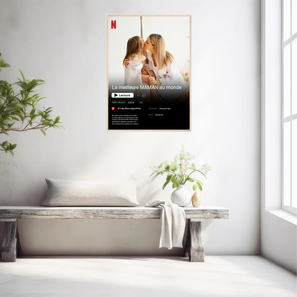Affiche Personnalisée Poster Netflix Maman