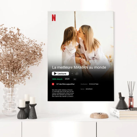 Affiche Personnalisée Poster Netflix Maman