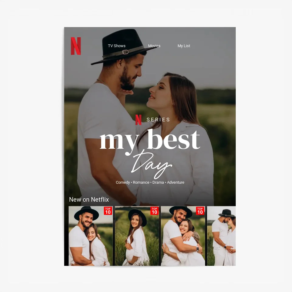 Affiche Personnalisée Netflix My Best Day