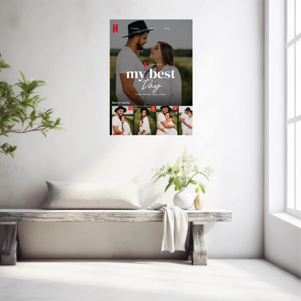 Affiche Personnalisée Netflix My Best Day