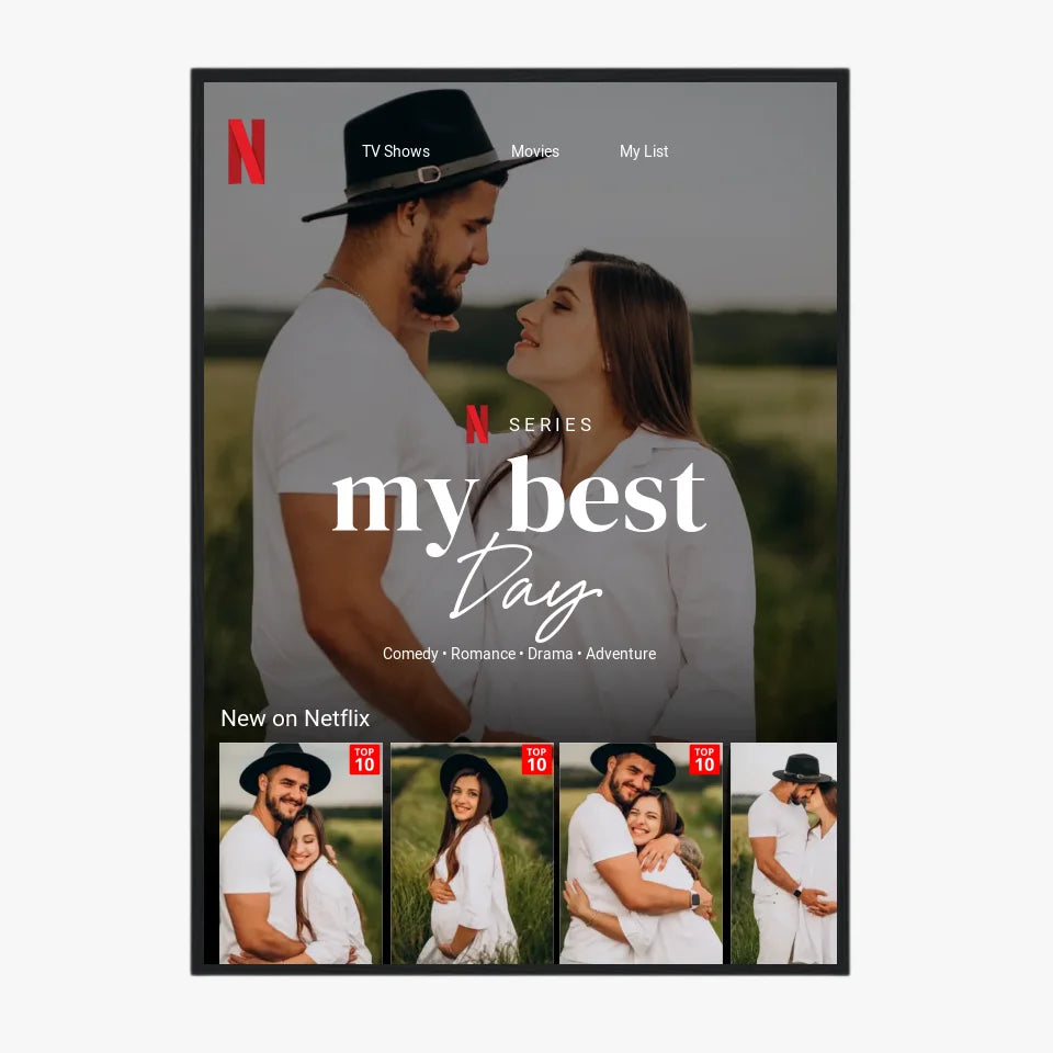 Affiche Personnalisée Netflix My Best Day
