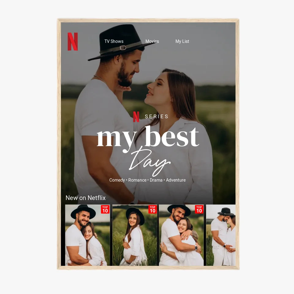 Affiche Personnalisée Netflix My Best Day