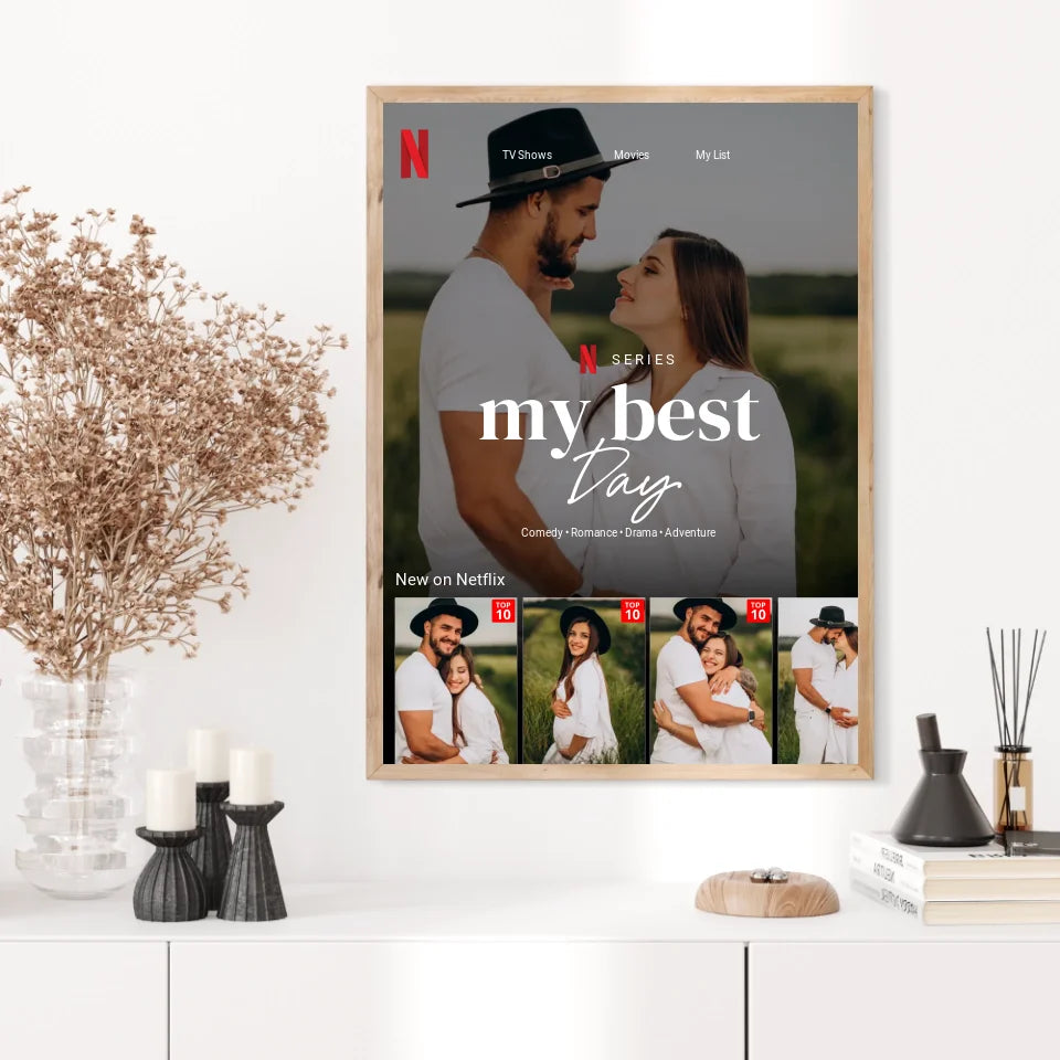 Affiche Personnalisée Netflix My Best Day