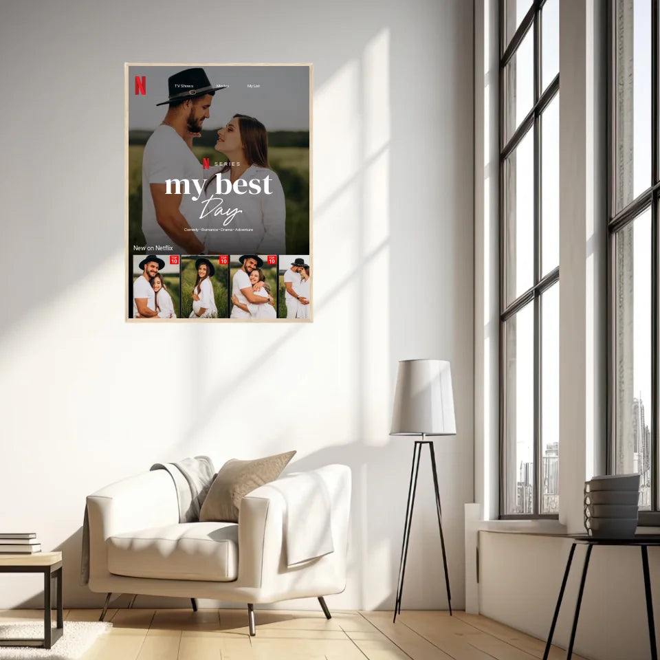 Affiche Personnalisée Netflix My Best Day