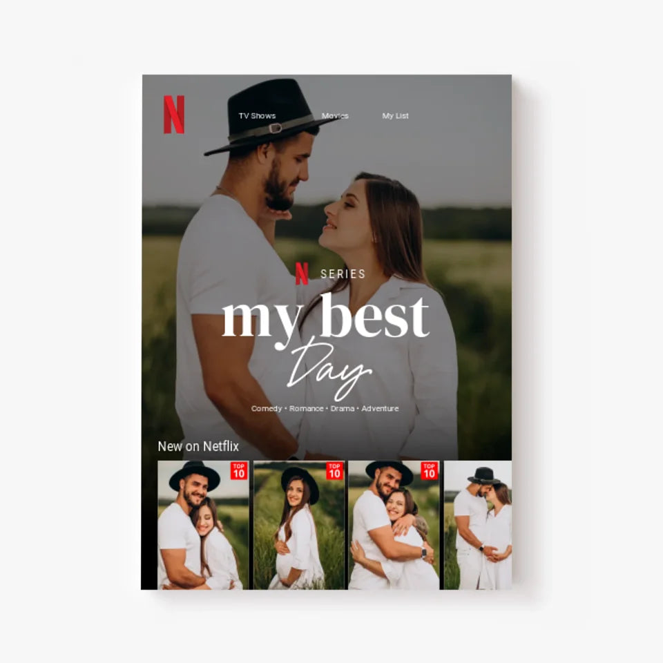 Affiche Personnalisée Netflix My Best Day