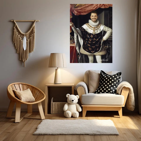 Tableau Homme Portrait Personnalisé Henri IV Roi de France